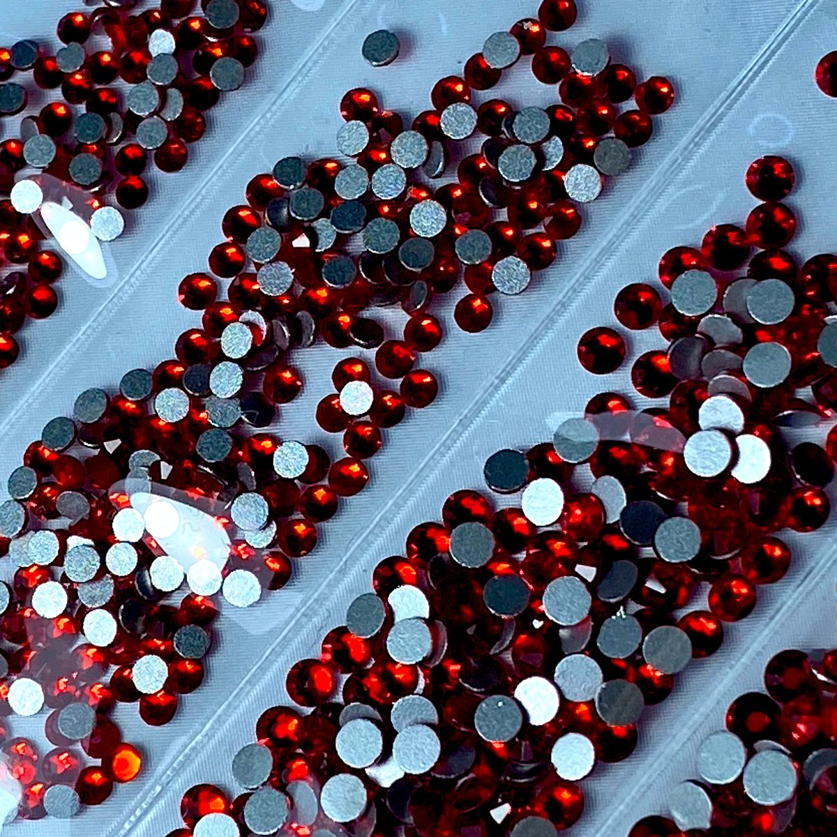 Stras Decor Unghii Red Dark