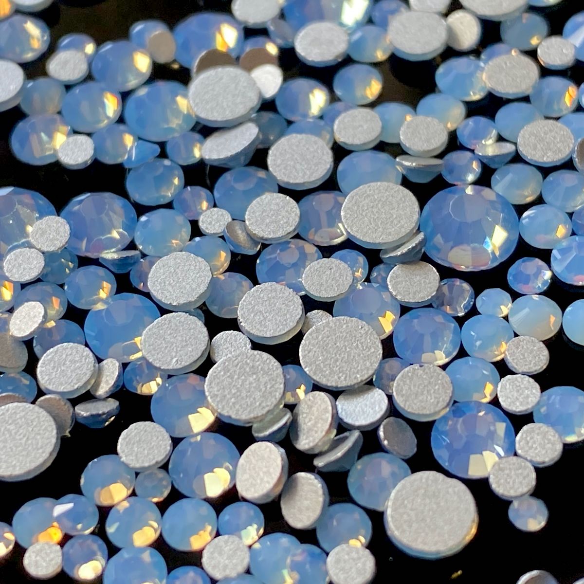 Image of Stras Decor Unghii Opal Albastru