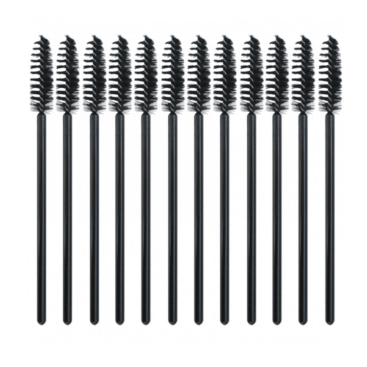 Set 12 periuțe negre pentru gene