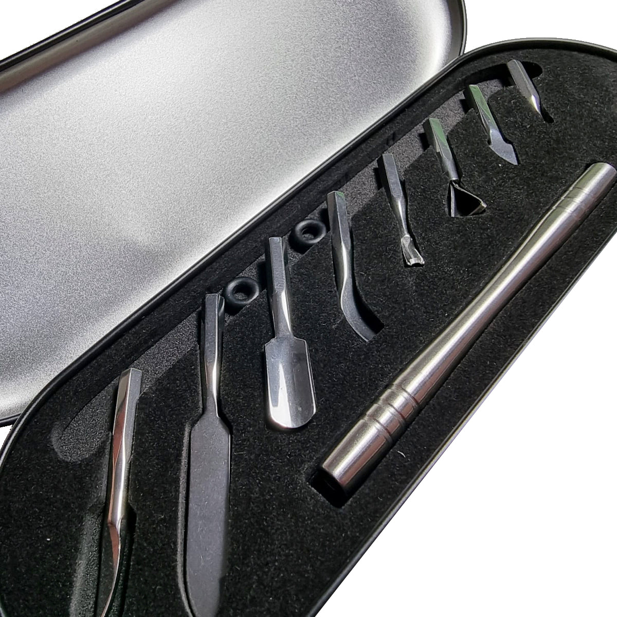 Image of Set 8/1 Pushere Inox Coria Octix