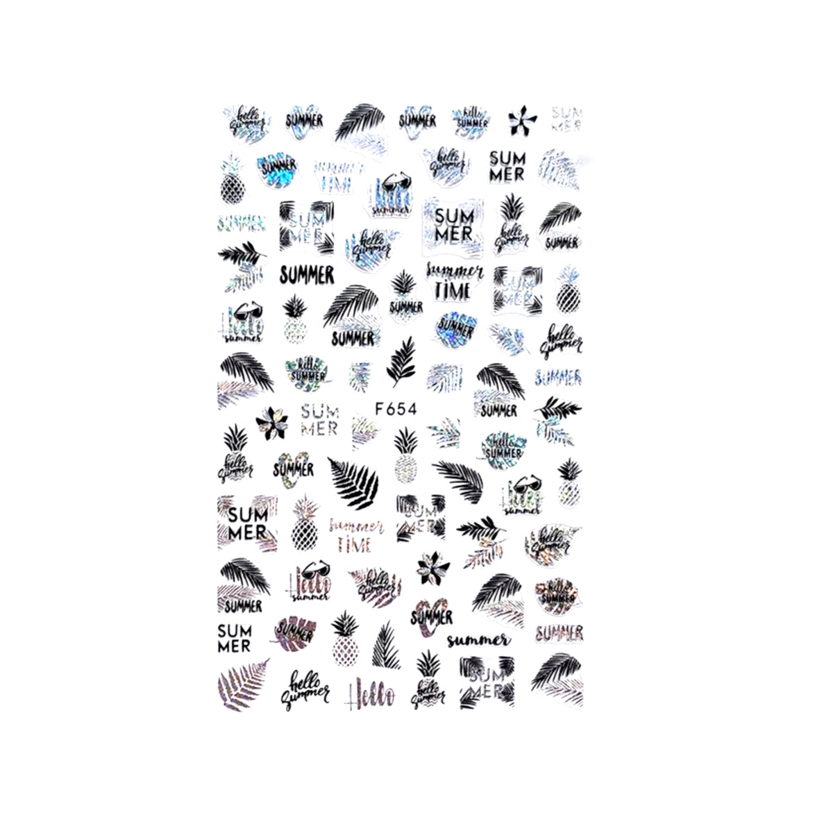 Image of Sticker Decor Unghii Coria 654