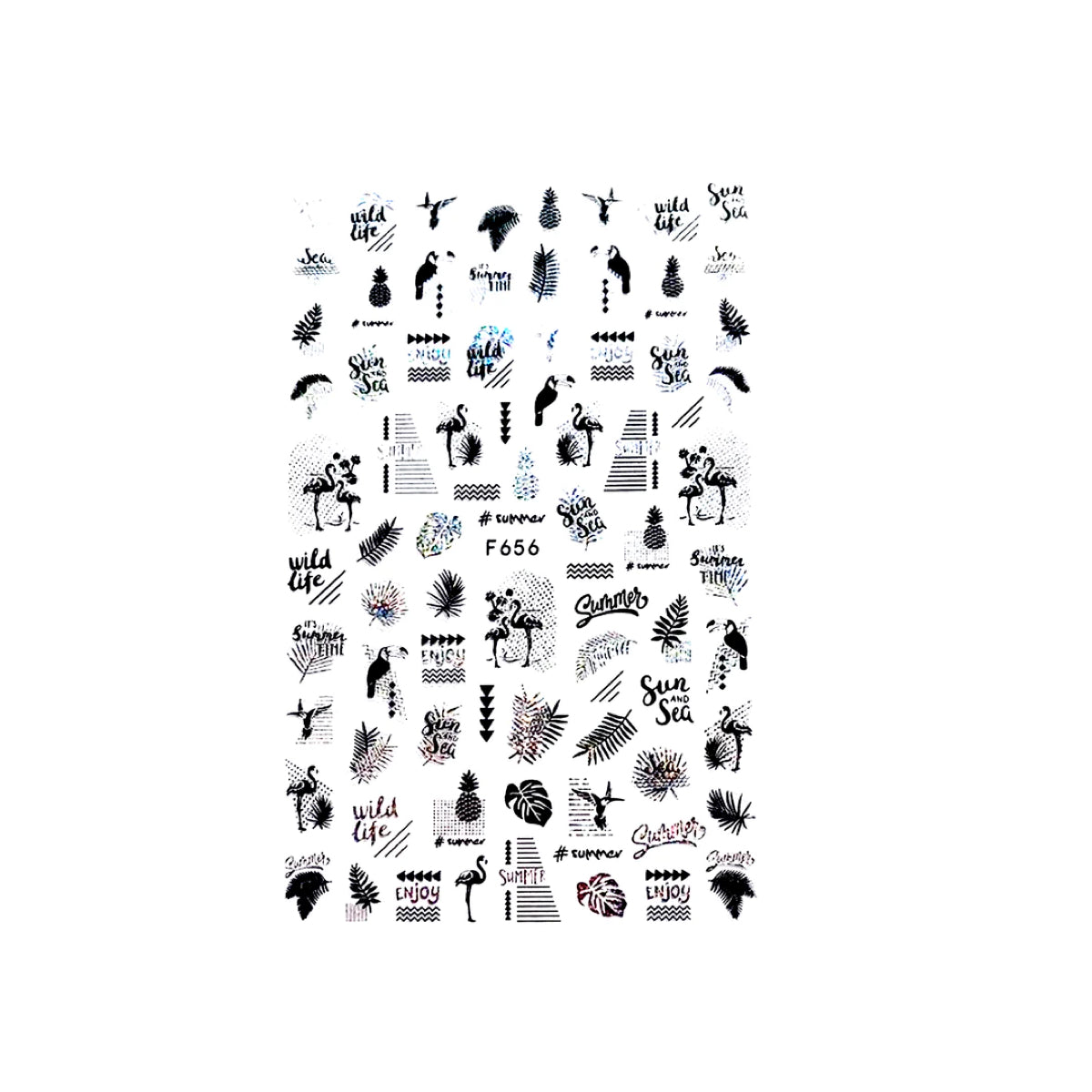 Image of Sticker Decor Unghii Coria F 656