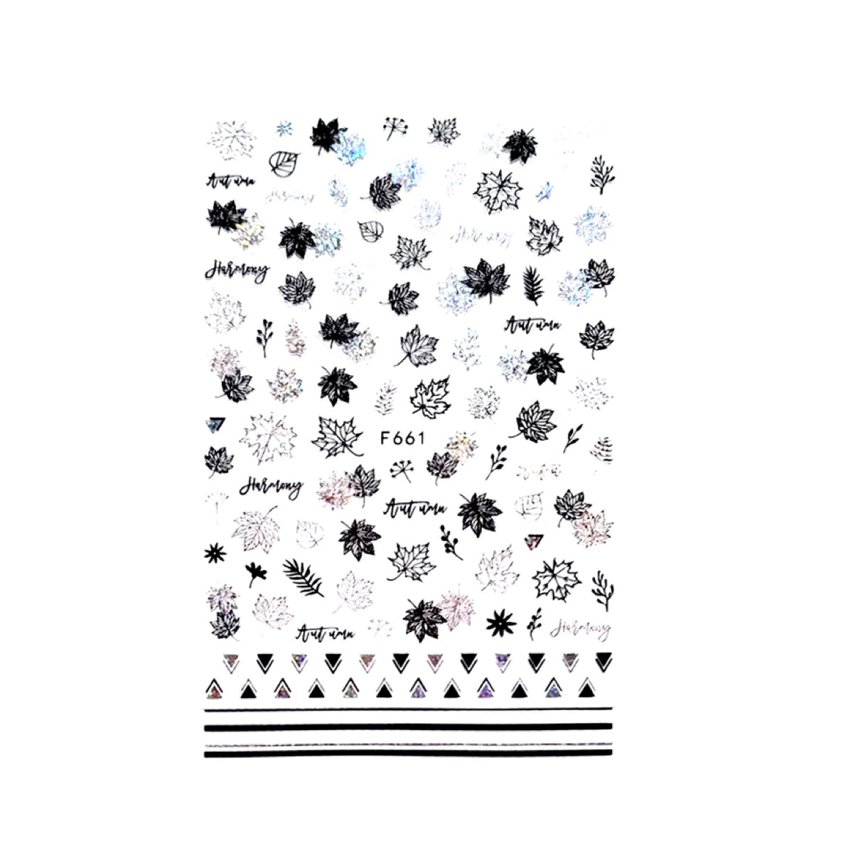 Image of Sticker Decor Unghii Coria 661 Autumn