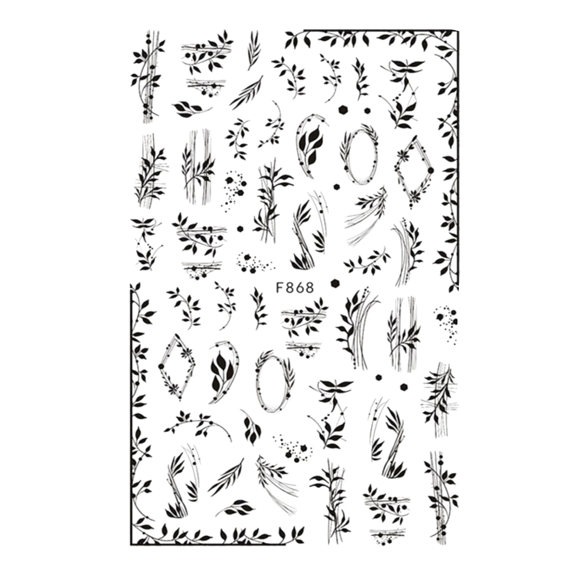 Image of Sticker Unghii Ultra Fin 868