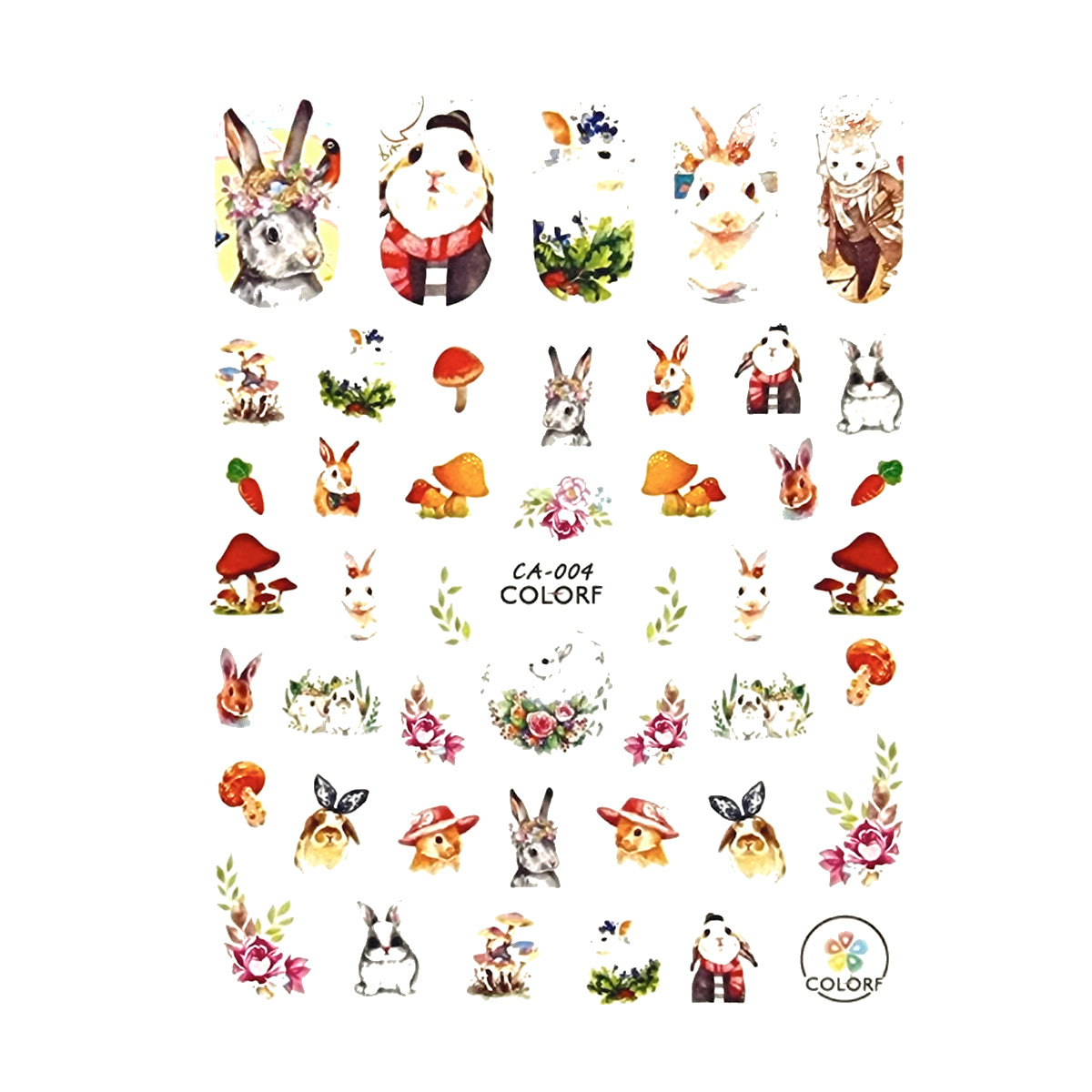 Image of Sticker Decor Unghii Iepuri 004