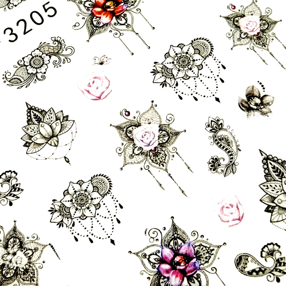 Image of Sticker Decor Unghii Coria 3205 V