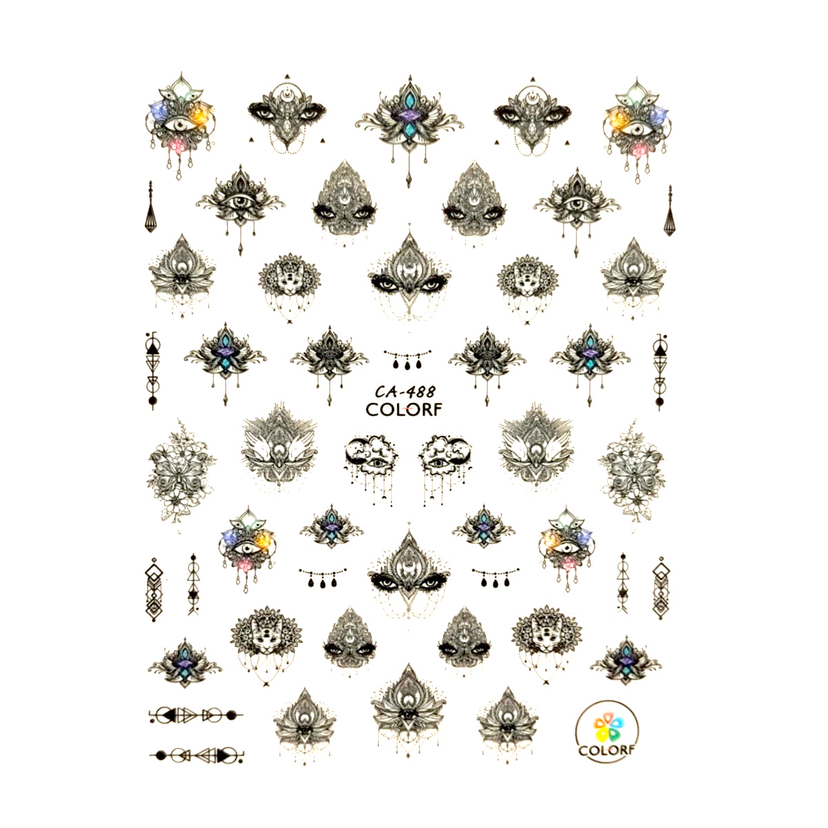 Image of Sticker Decor Unghii Coria 488