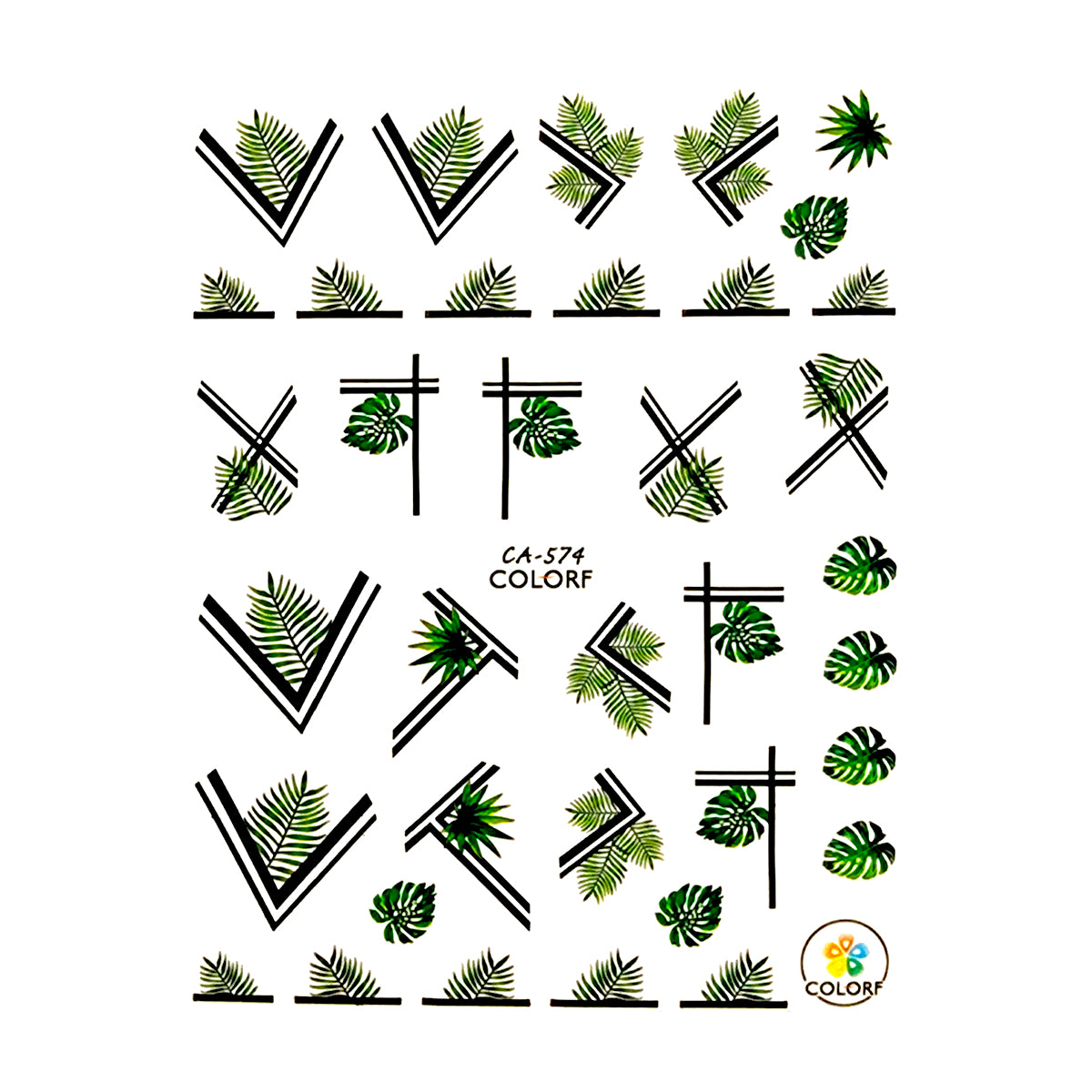 Image of Sticker Decor Unghii Coria 574 V
