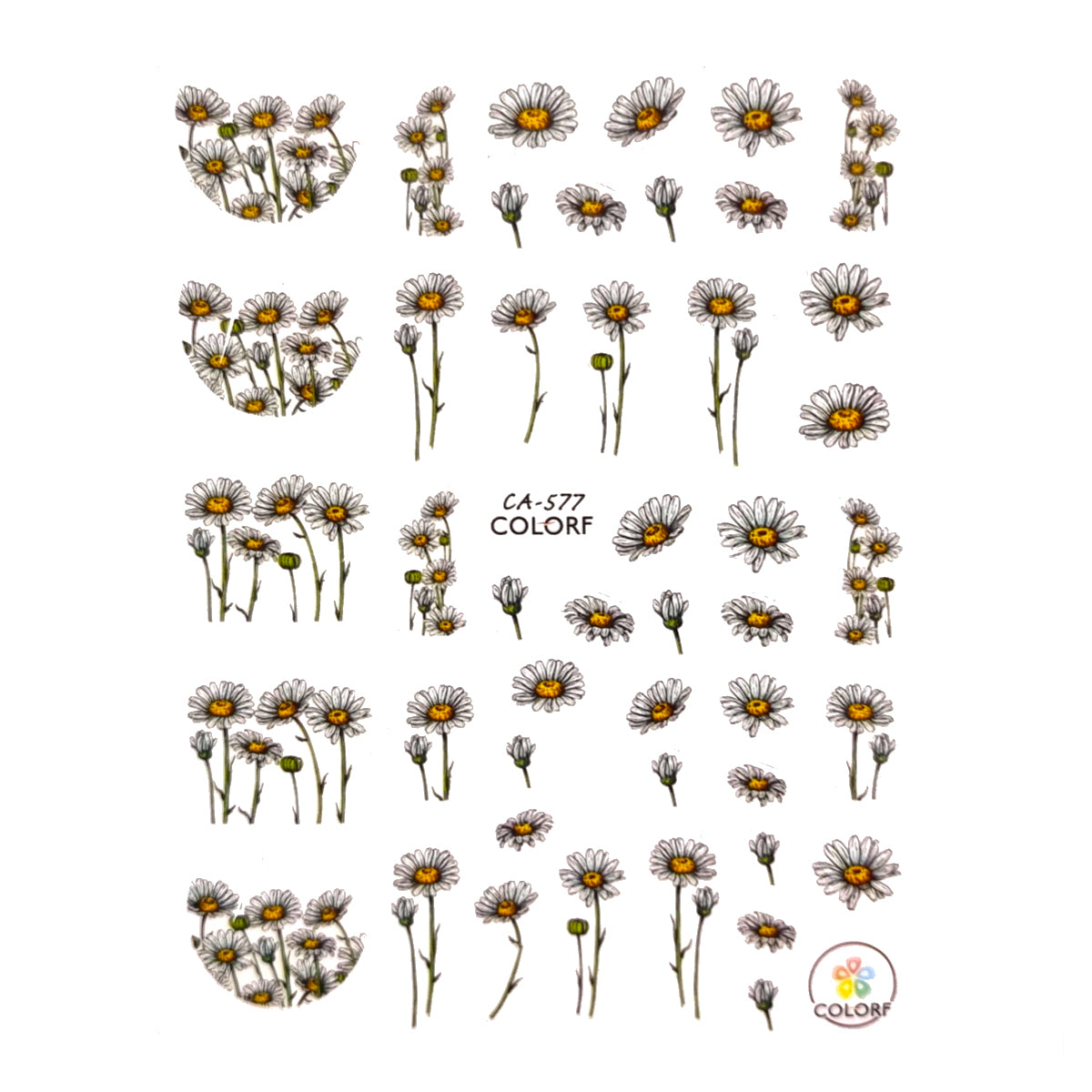 Image of Sticker Decor Unghii Chamomile 577