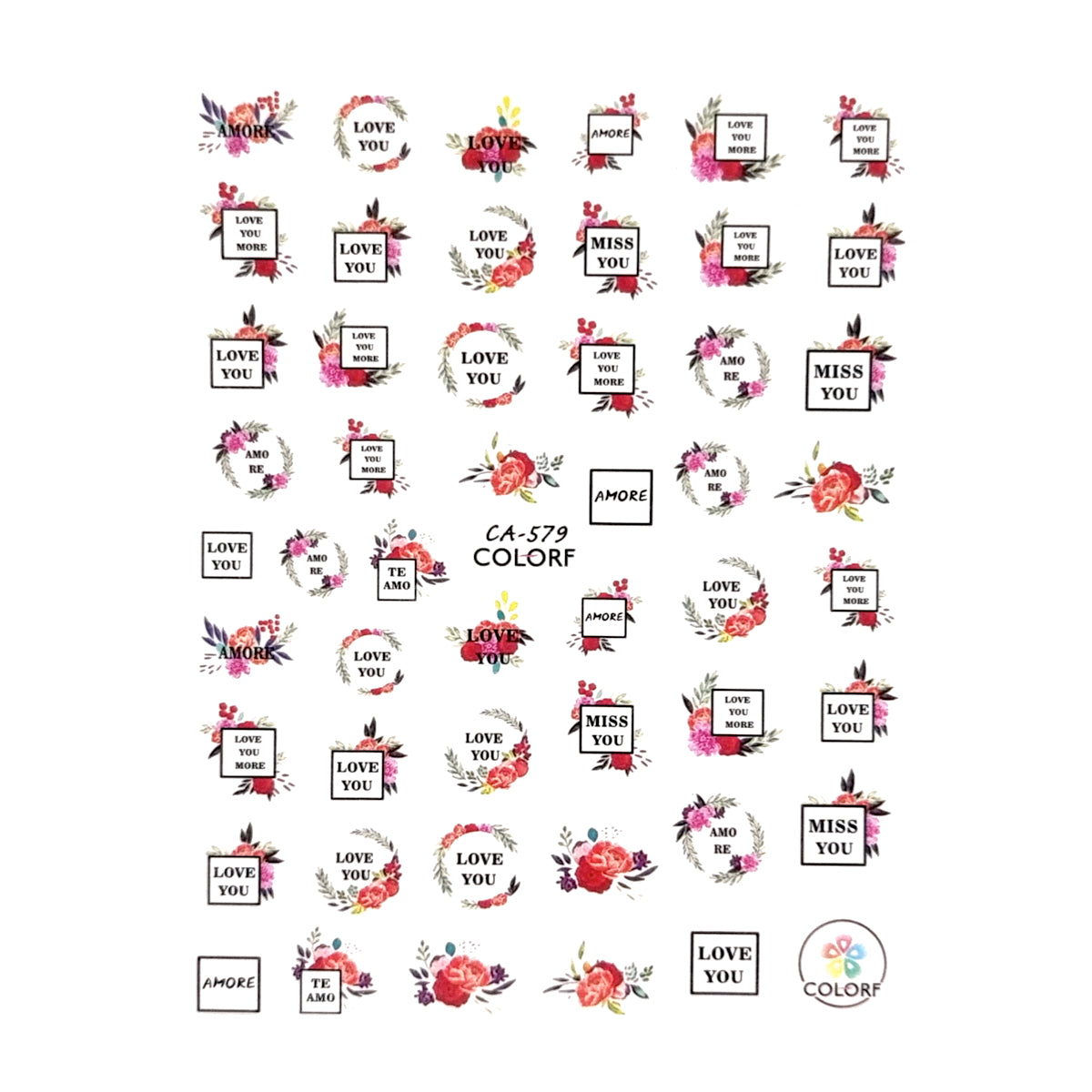 Image of Sticker Decor Unghii Coria 579 V
