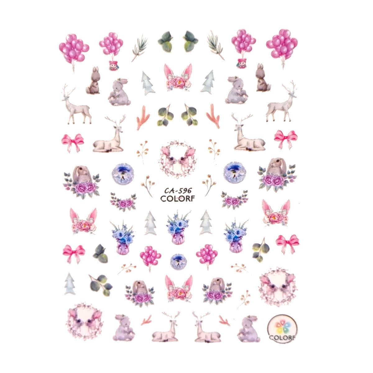 Image of Sticker Decor Unghii Coria 596 V