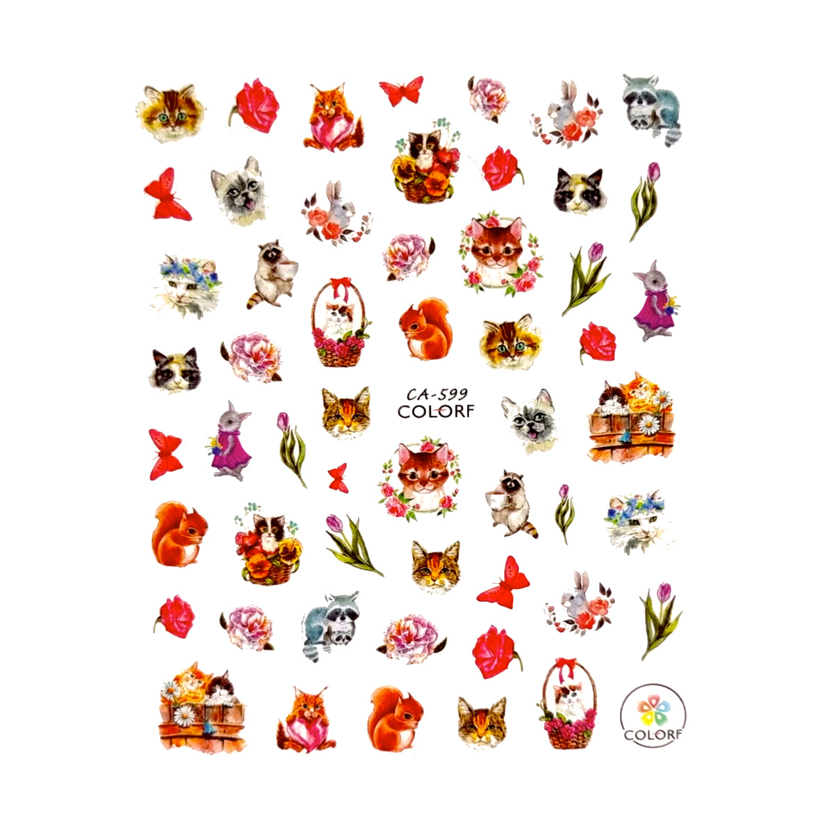 Image of Sticker Decor Unghii Coria 599 V