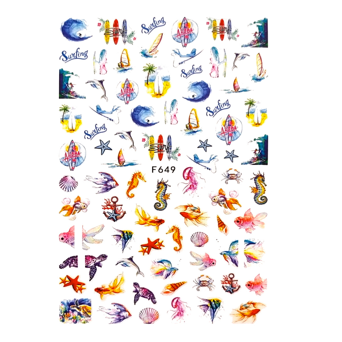Image of Sticker Decor Unghii Coria 649 V