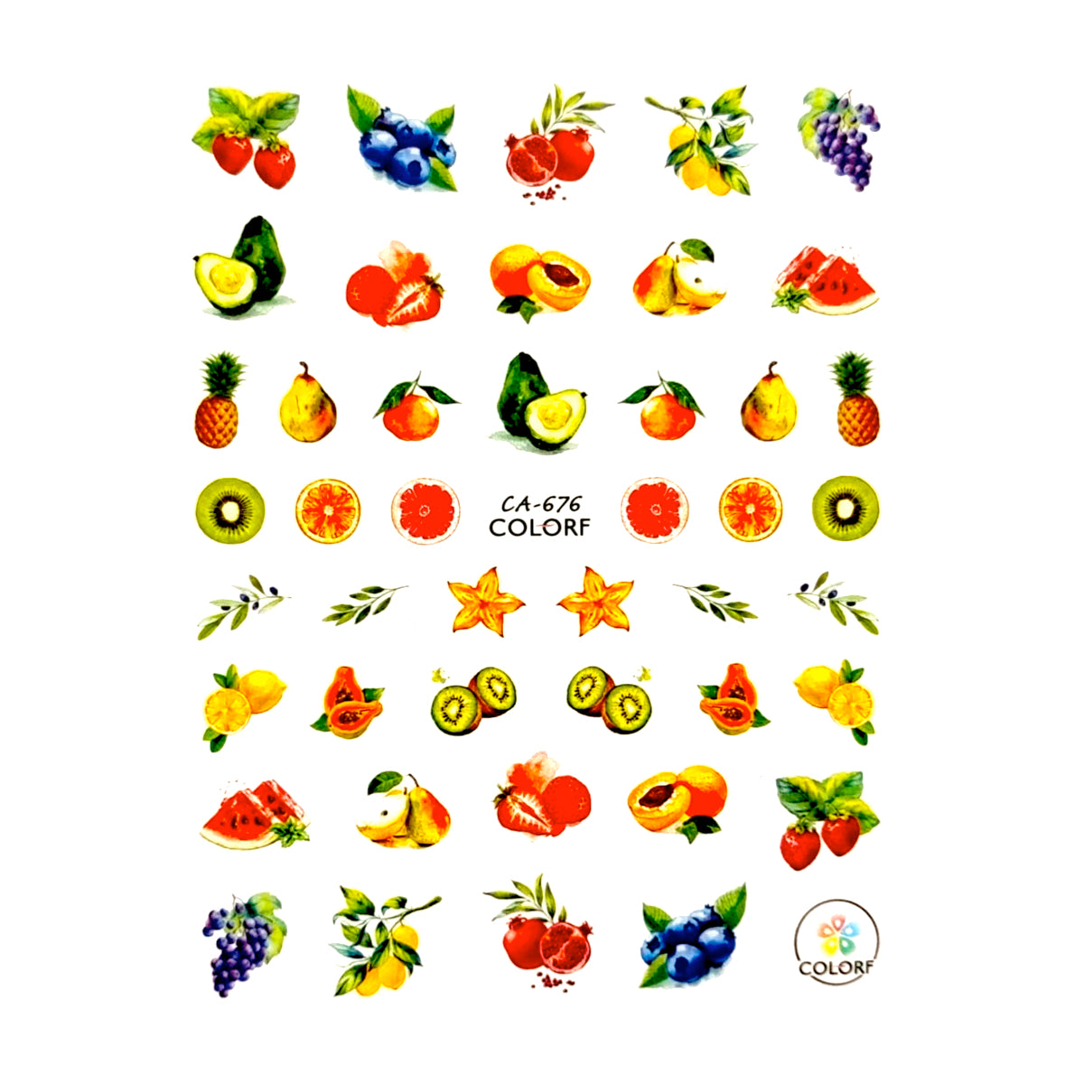Image of Sticker Decor Unghii Coria 676 V