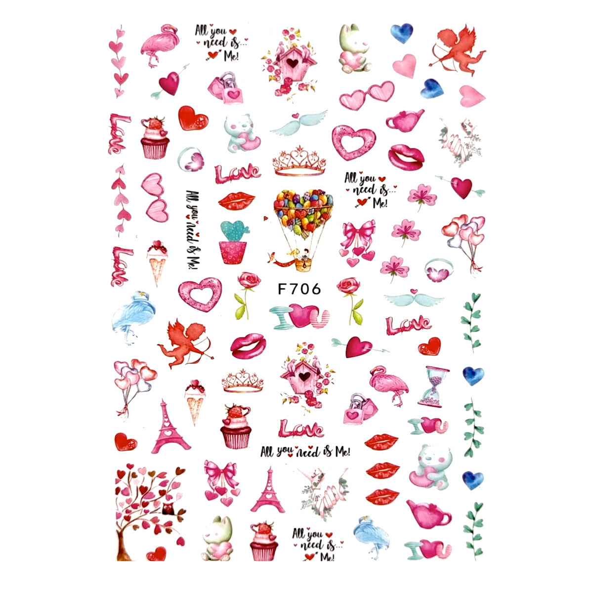 Image of Sticker Decor Unghii Coria 706 V