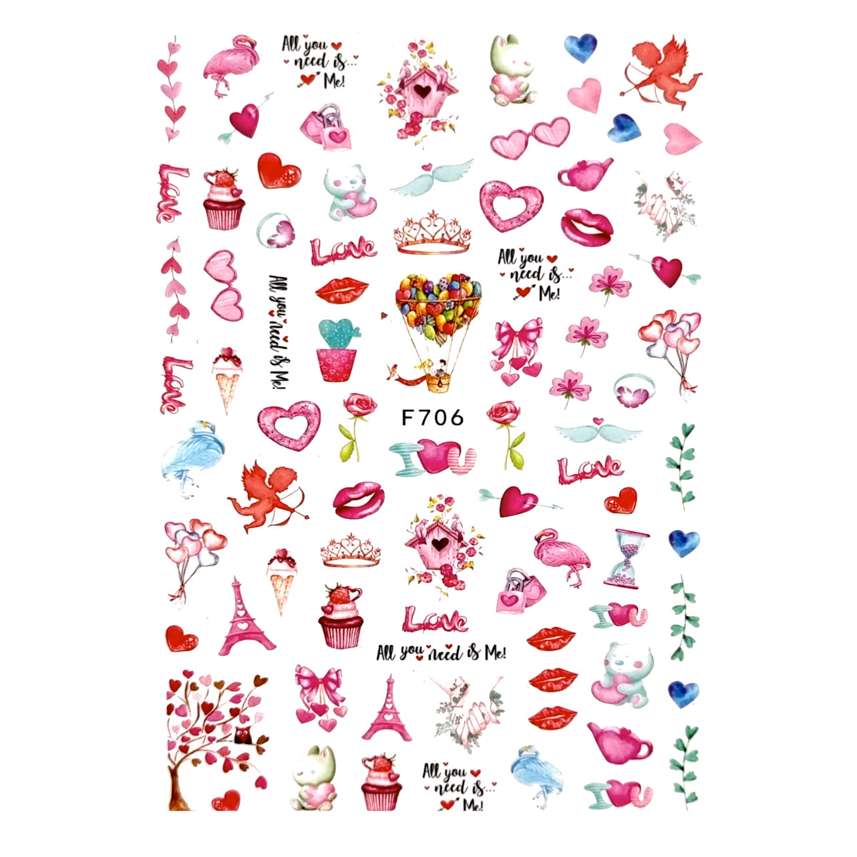 Sticker Decor Unghii Coria 706 V