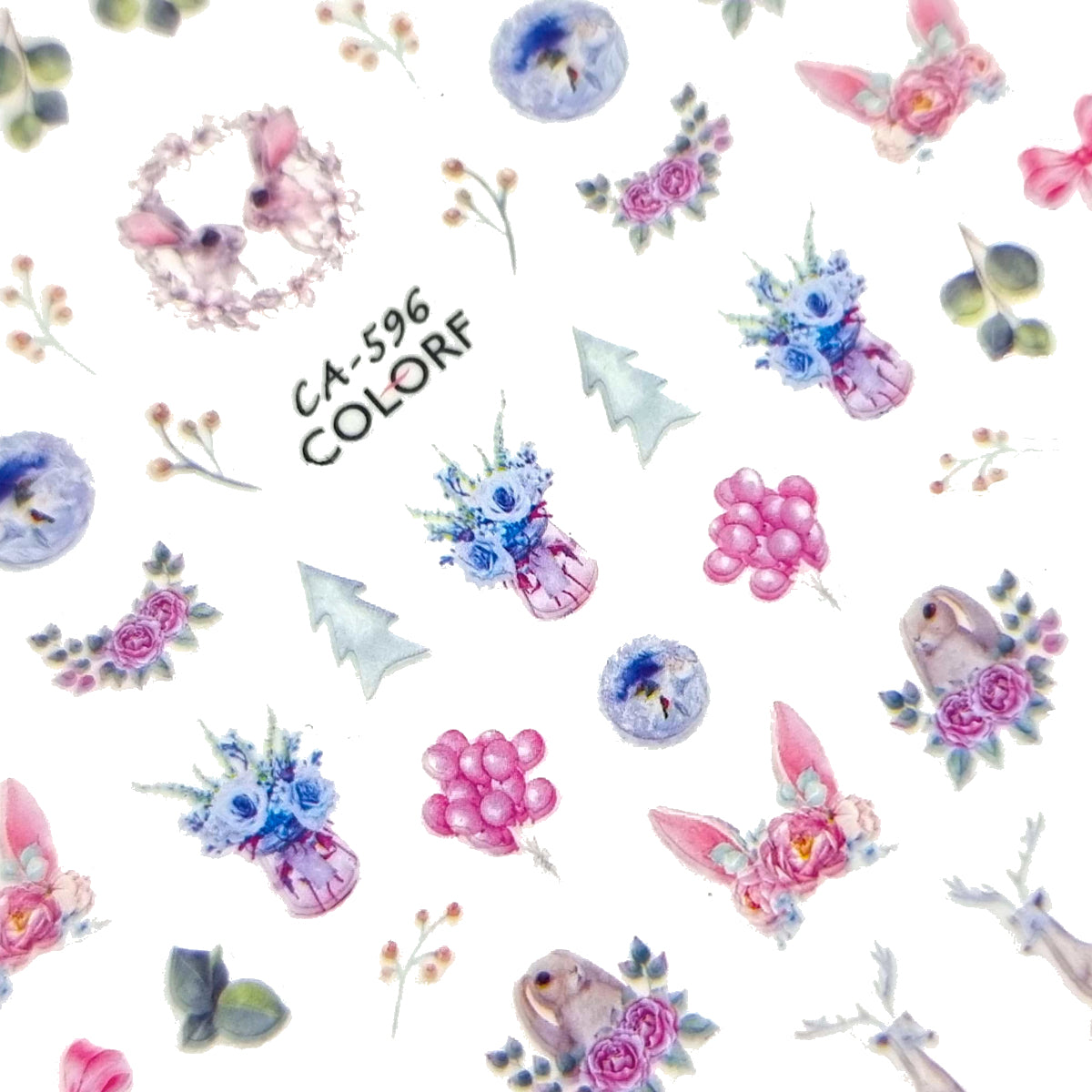 Image of Sticker Decor Unghii Coria 596 V