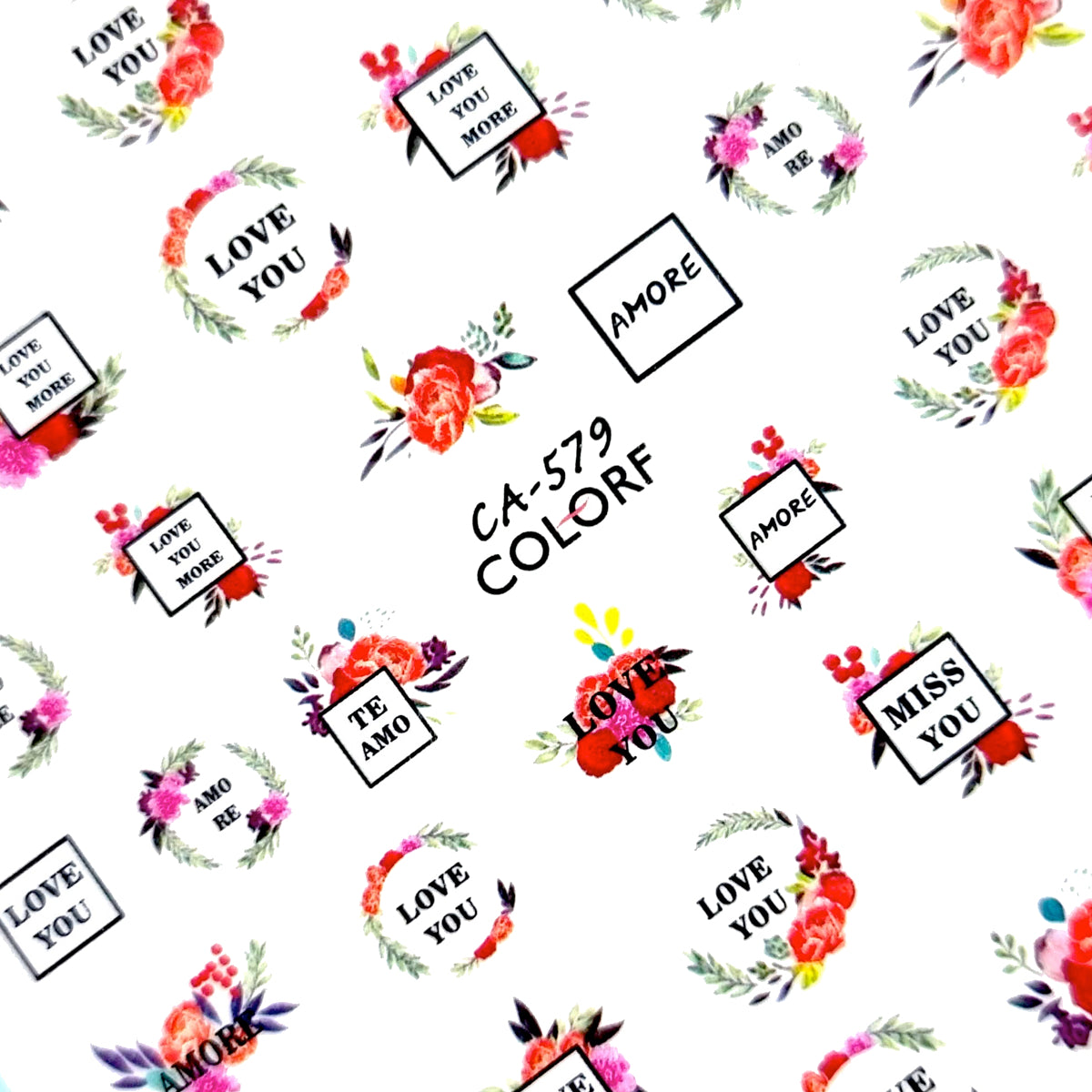 Sticker Decor Unghii Coria 579 V