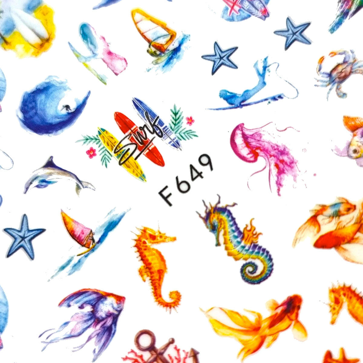 Image of Sticker Decor Unghii Coria 649 V