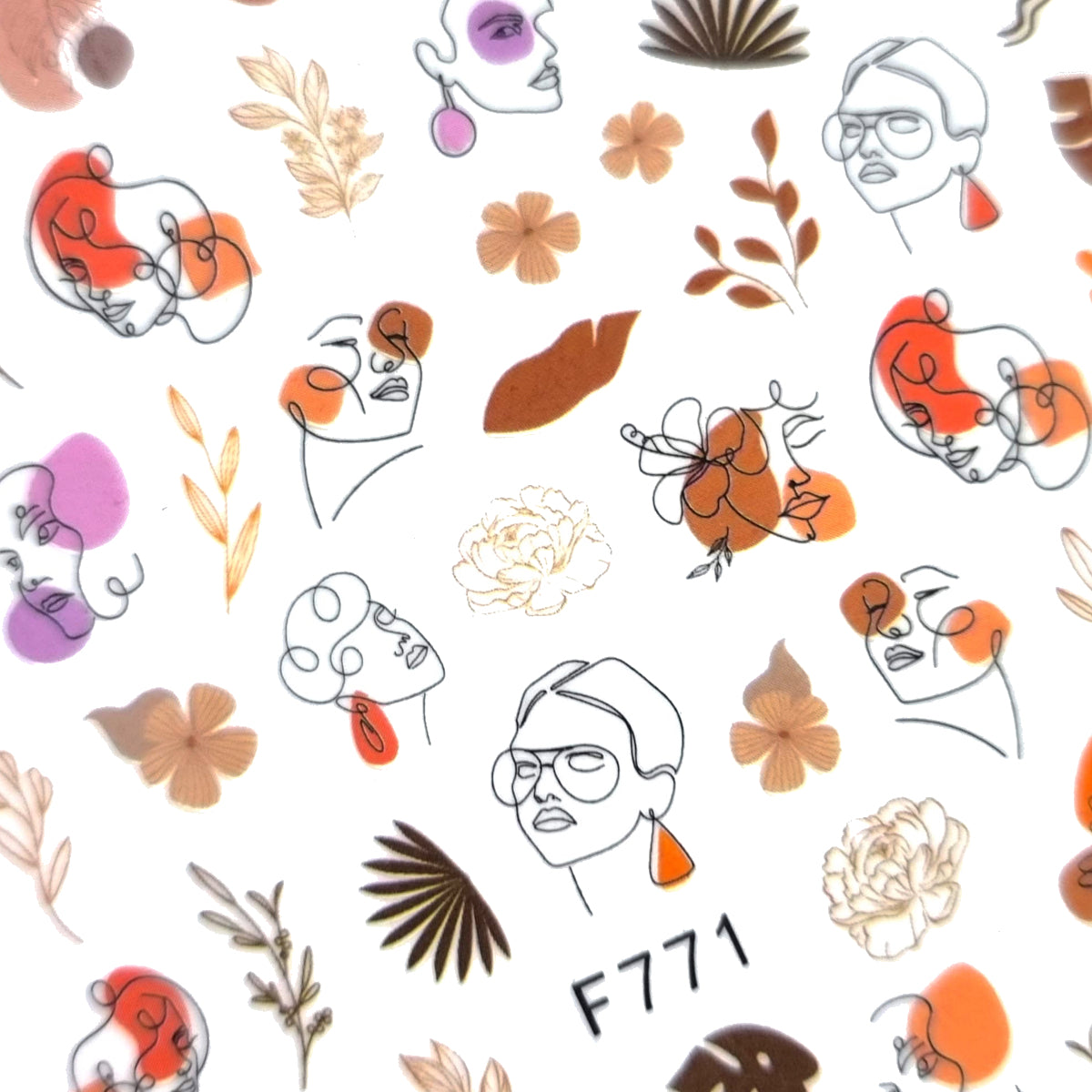 Image of Sticker Decor Unghii Coria 771 V
