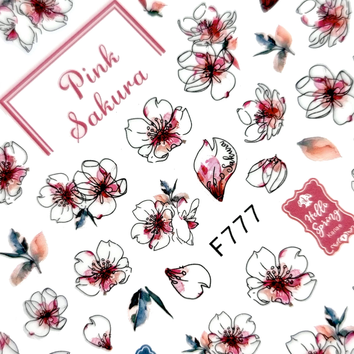 Image of Sticker Decor Unghii Coria 777 V