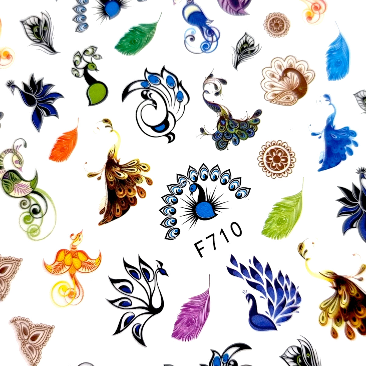 Image of Sticker Decor Unghii Coria 710 V