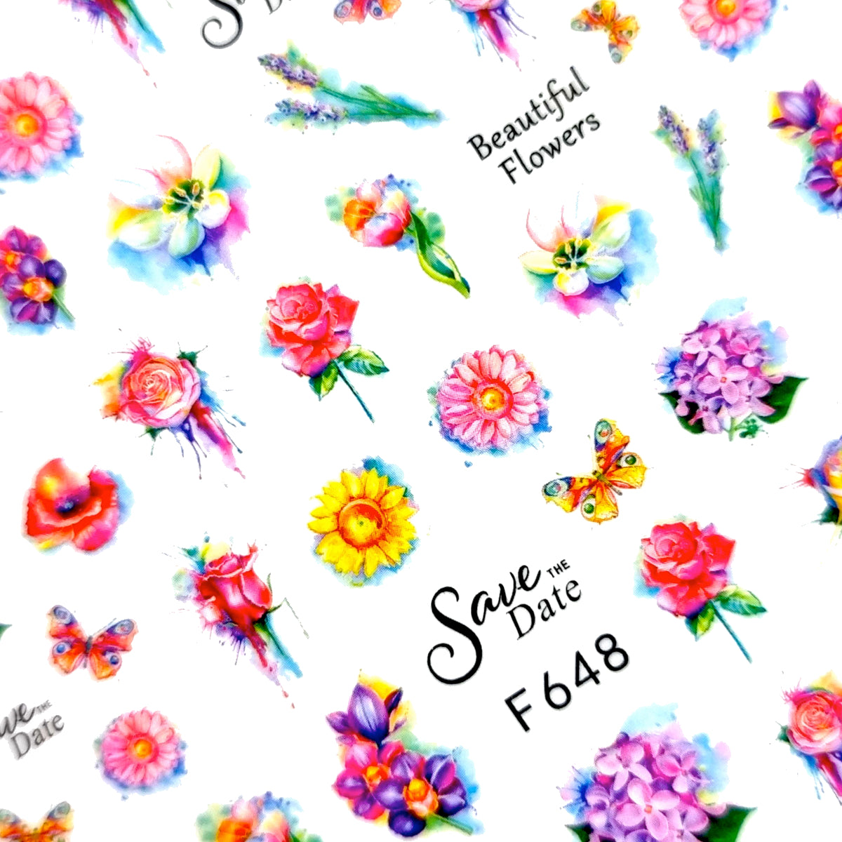 Image of Sticker Decor Unghii Coria 648 V