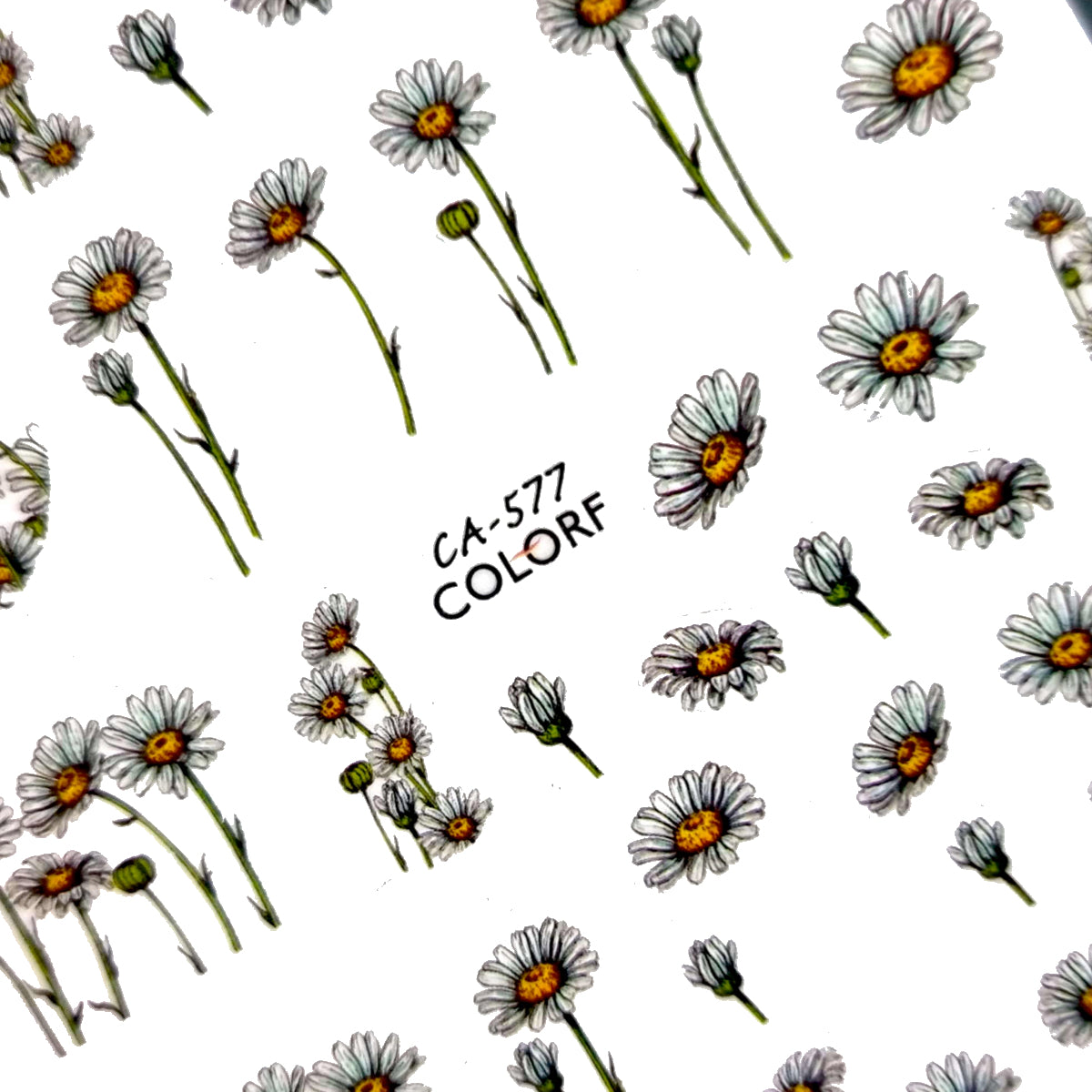 Image of Sticker Decor Unghii Chamomile 577