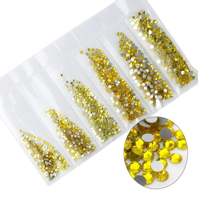 Image of Stras Decor Unghii Citrine
