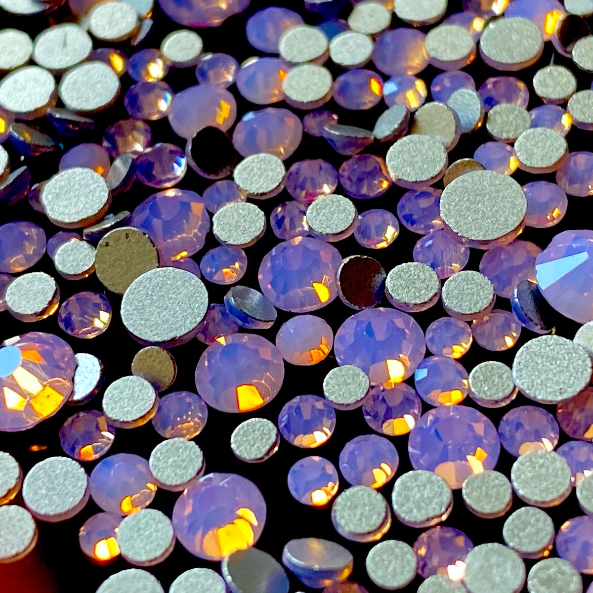 Stras Decor Unghii Opal Roz