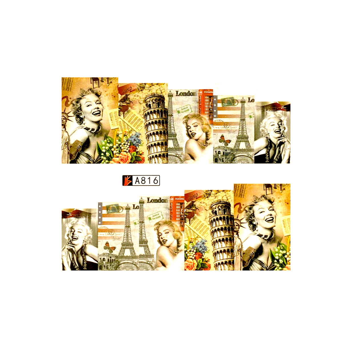 Image of Tatuaj Decor Unghii A 816