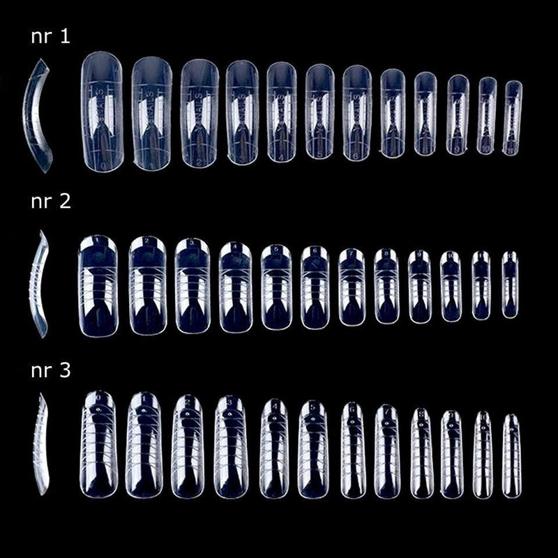 Tipsuri Polygel Forme Refolosibile nr 1 - Coria